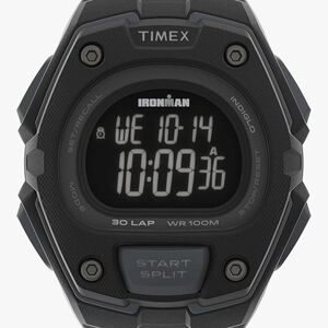 Timex Ironman Rugged Black on Black Watch, TW5M48600, NEW!!